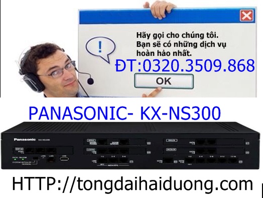  Tổng đài Panasonic KX-NS300 6 đầu vào 16 đầu ra